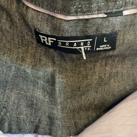 Tropical Print Men's Shirt L purple - Picture 4 of 5